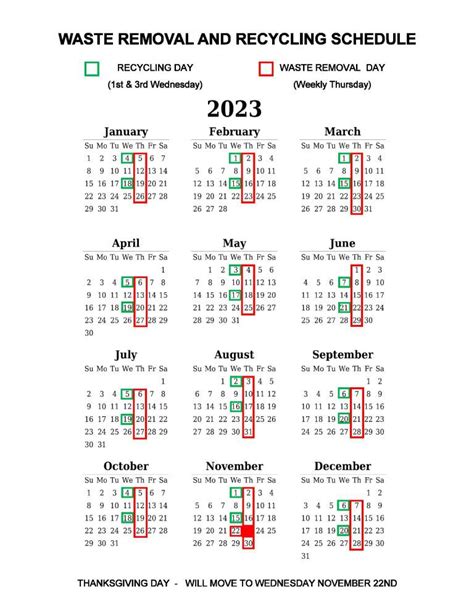 Yonkers Garbage Pickup Calendar 2023